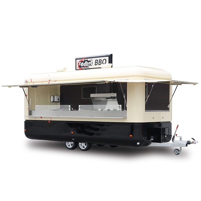 Coffee Equipment For Coffee Shop - BBQ Concession Trailer Fully Equipped Mobile
