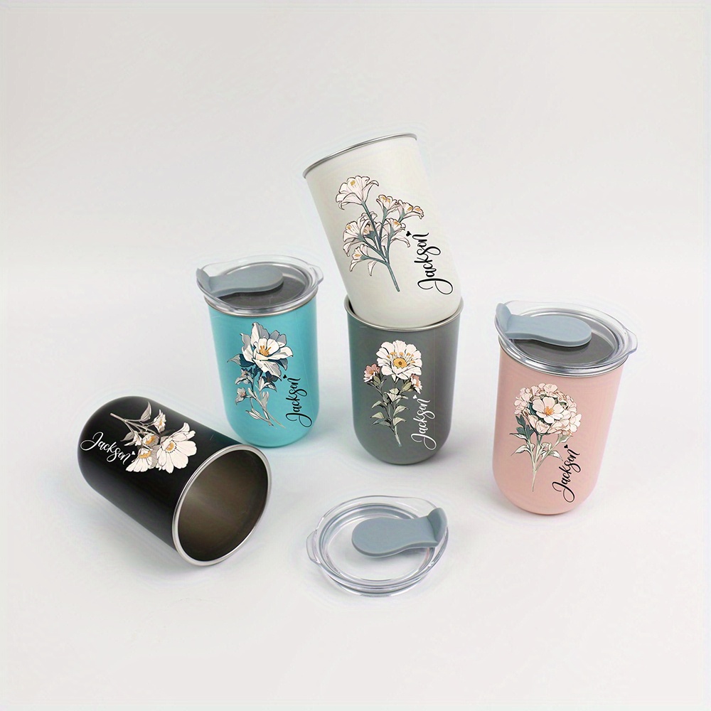 Custom Name Vintage White Flor - Coffee Equipment With Name 评论和价格