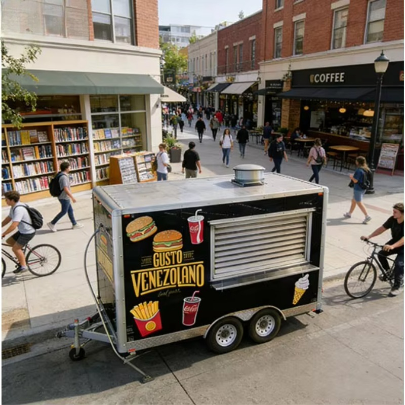Square-shaped Restaurant Equip - Coffee Van Equipment 评论和价格