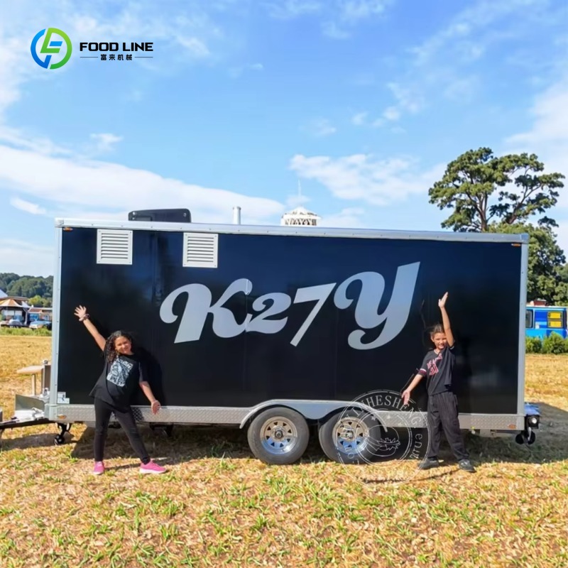 New Mobile Coffee Trailer Food - Coffee Van Equipment 评论和价格
