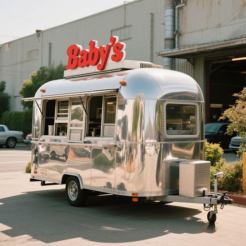 Small Mobile Food Trailer with - Coffee Shop Equipment Setup 评论和价格