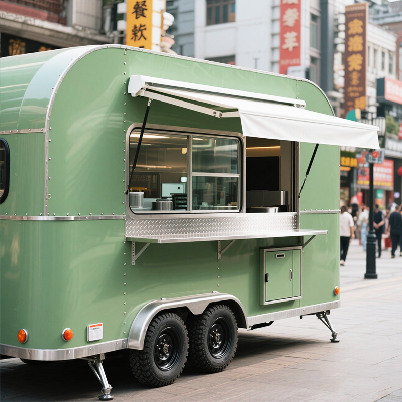 Small Mobile Food Trailer with - Coffee Shop Equipment Setup 评论和价格