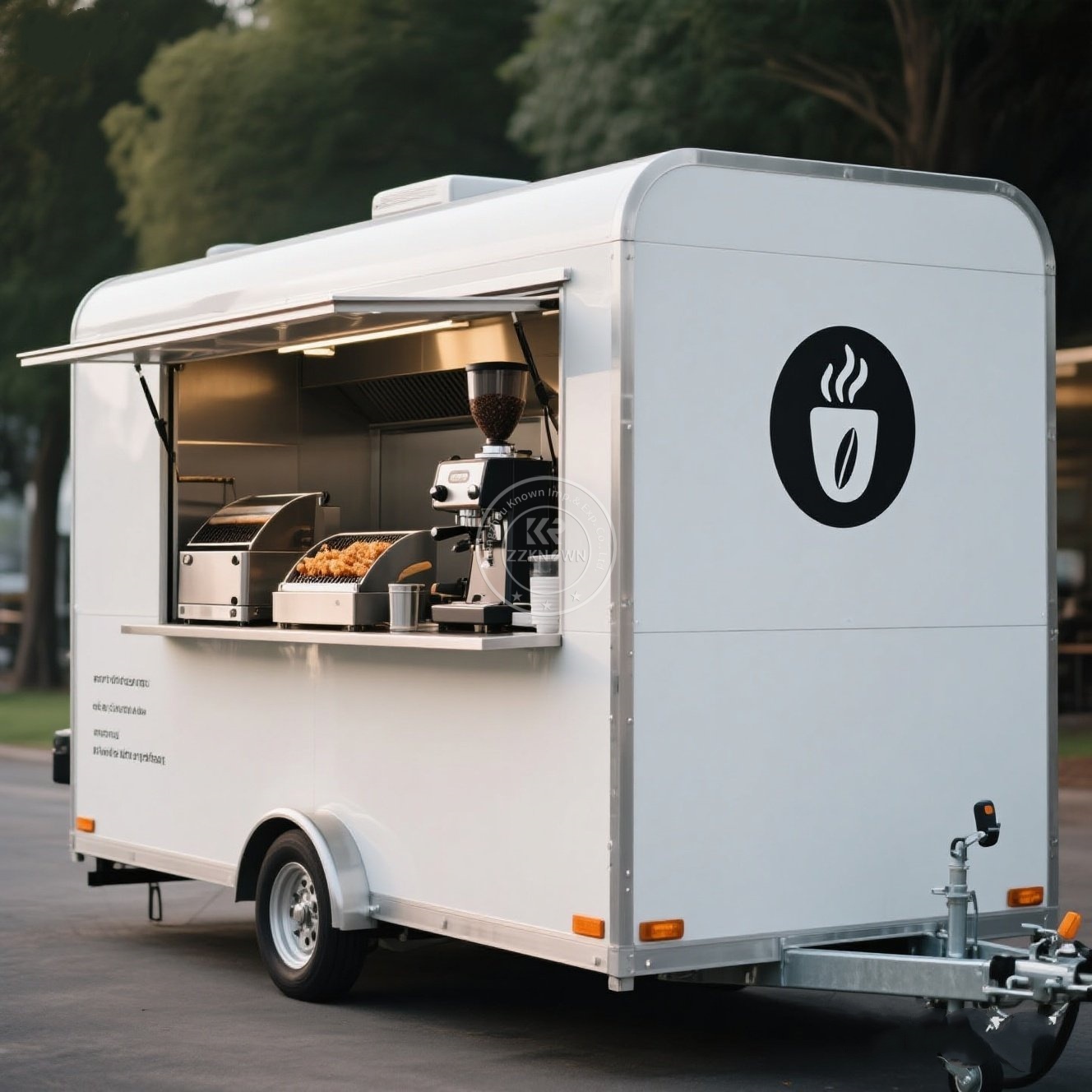 Custom Big Coffee Van Mobile F - Coffee Van Equipment 评论和价格