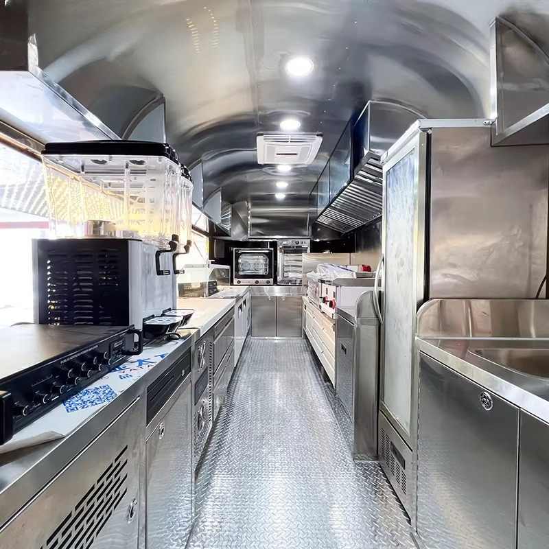 Custom Food Truck Trailer Full - Coffee Van Equipment 评论和价格