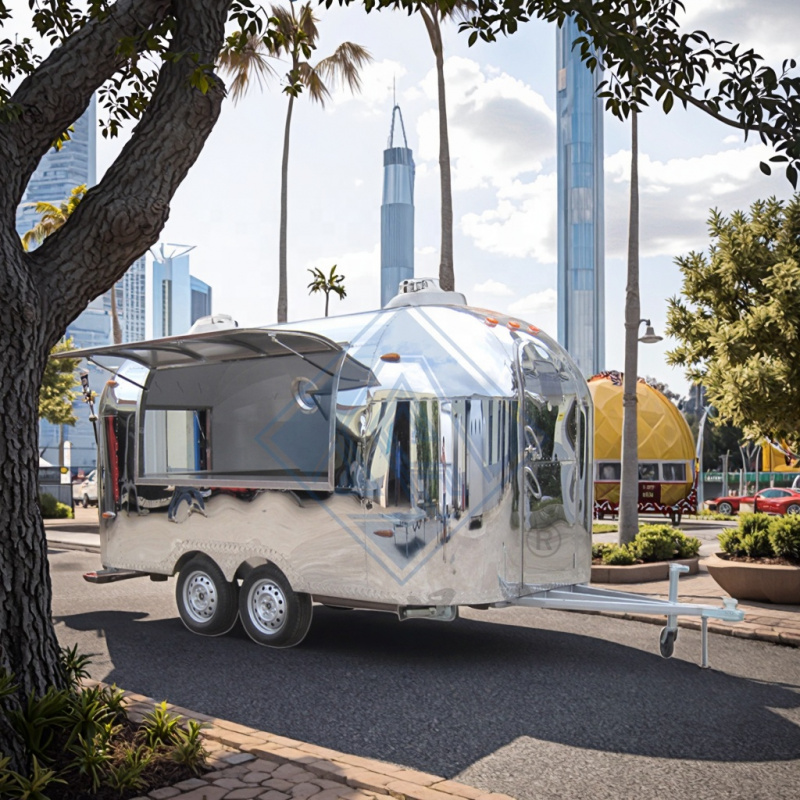 custom.Large Food Trailer Full - Coffee Equipment For Coffee Shop 评论和价格